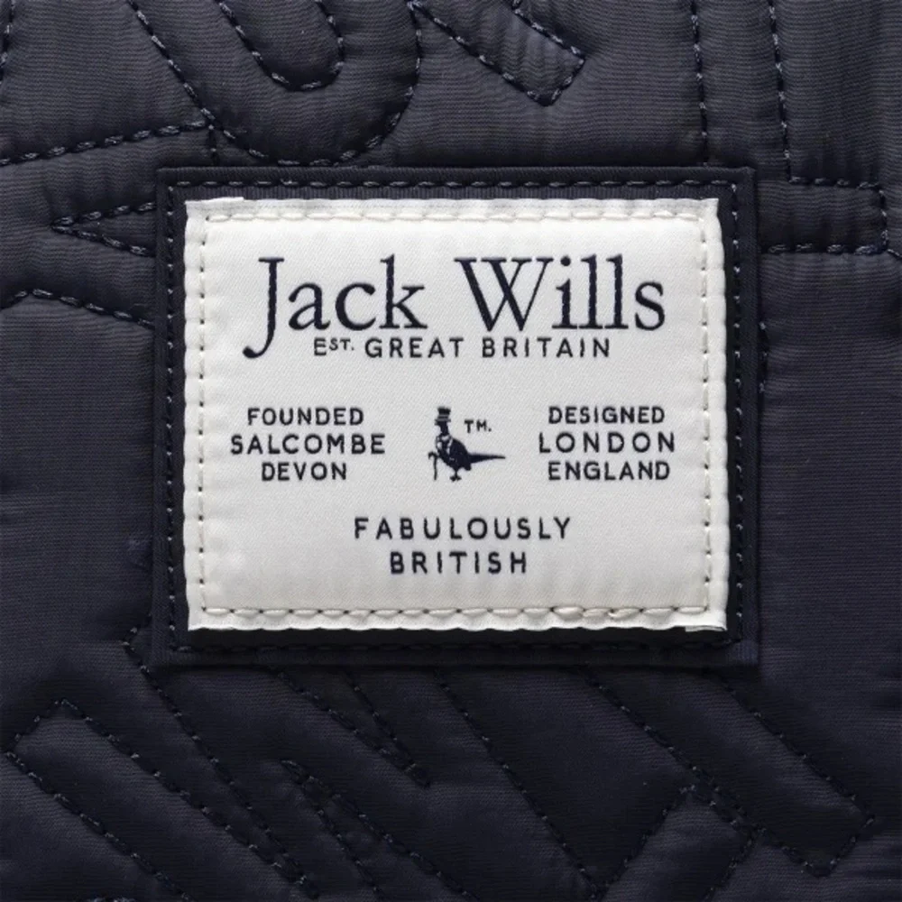 Quilted Navy Backpack - Picture 9 of 10